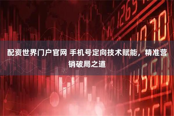 配资世界门户官网 手机号定向技术赋能，精准营销破局之道